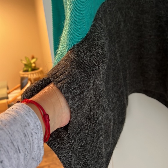 LOMBAGGI KNITWEAR SWEATER PONCHO - Picture 3 of 13